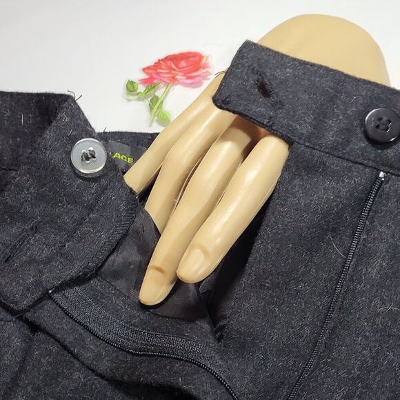 Harris/Wallace, Not Worn, Black Lined Women's 100% Wool Dress Pants, Size 12 - Picture 5 of 9